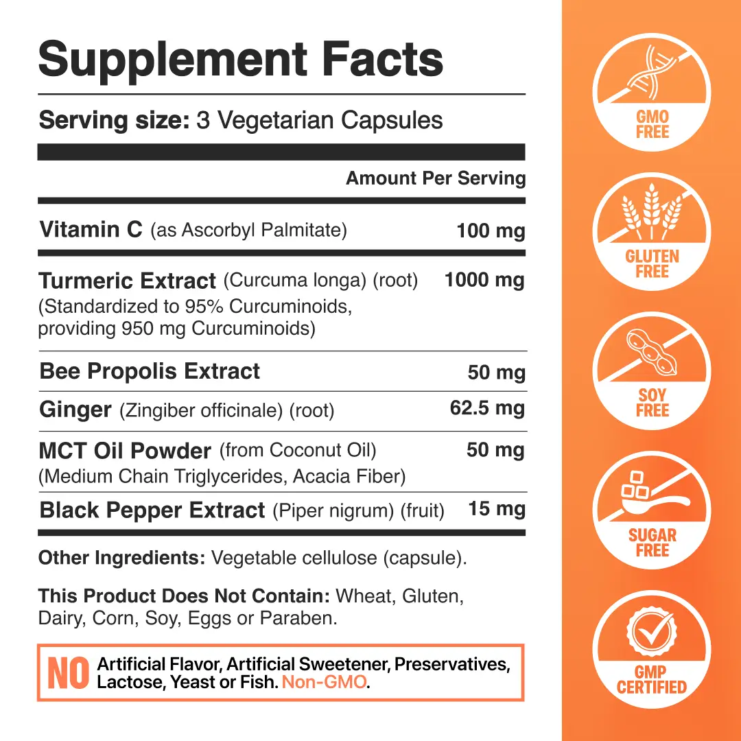 Turmeric Curcumin 95 - Image 9