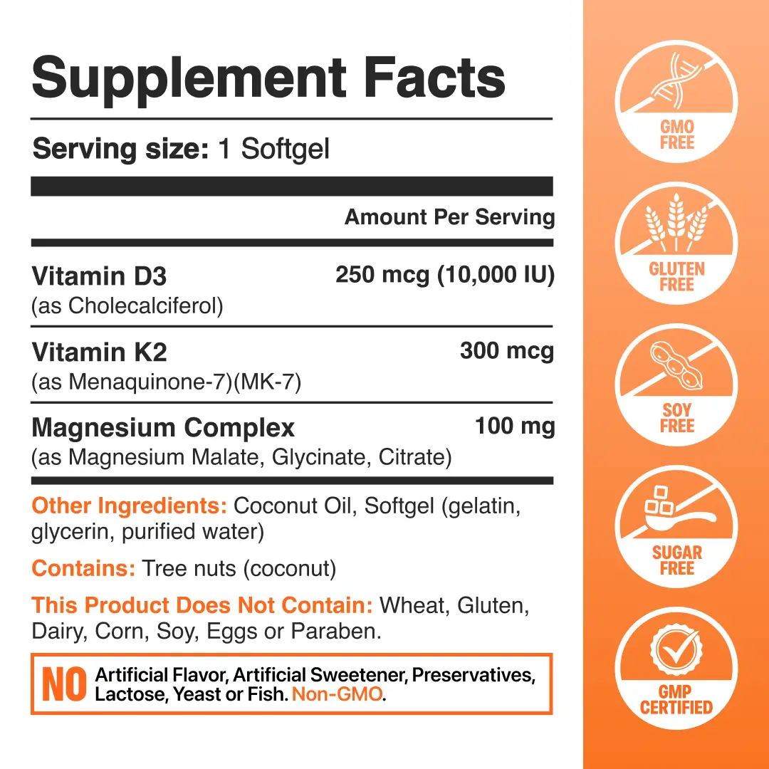 Vitamin - D3 & K2 - Image 4